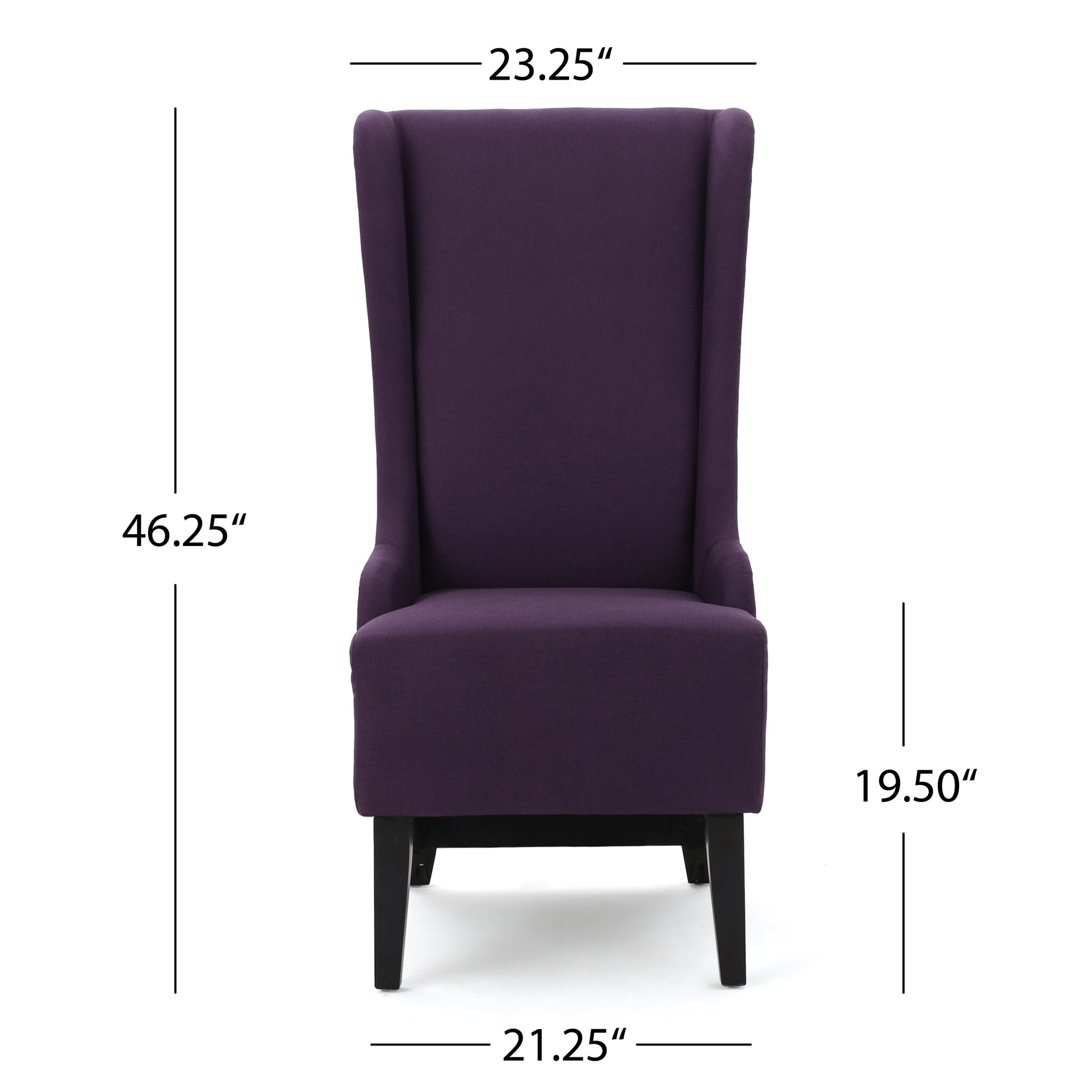 Dining Chair Plum Fabric