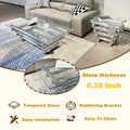 Silver Stainless Steel Clear Tempered Glass Coffee Table For Bed Room, Living Room Clear,Silver Modern Open Storage Rectangular Stainless Steel,Tempered Glass