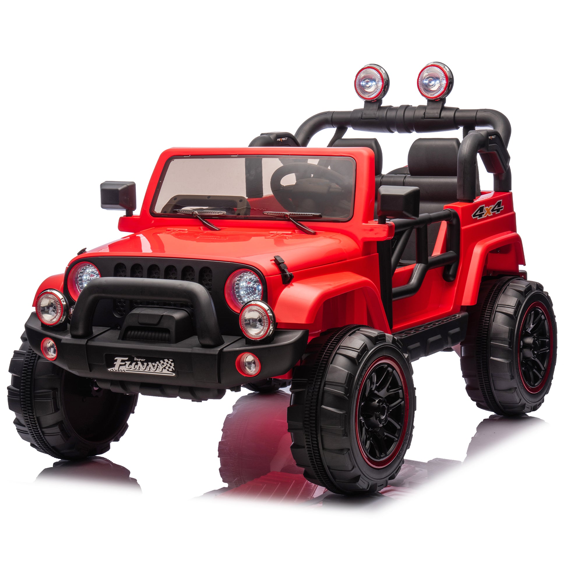 24V Kids Ride On Electric Car W Parents Control,Seat Width 19.09In,2Wd,Rear Suspension,Trunk Storage,Portable Pull Rod,Light&Searchlight,Bluetooth,Usb,Provide A Speed Of 2.5 4Mph For Kids Aged 3 8.