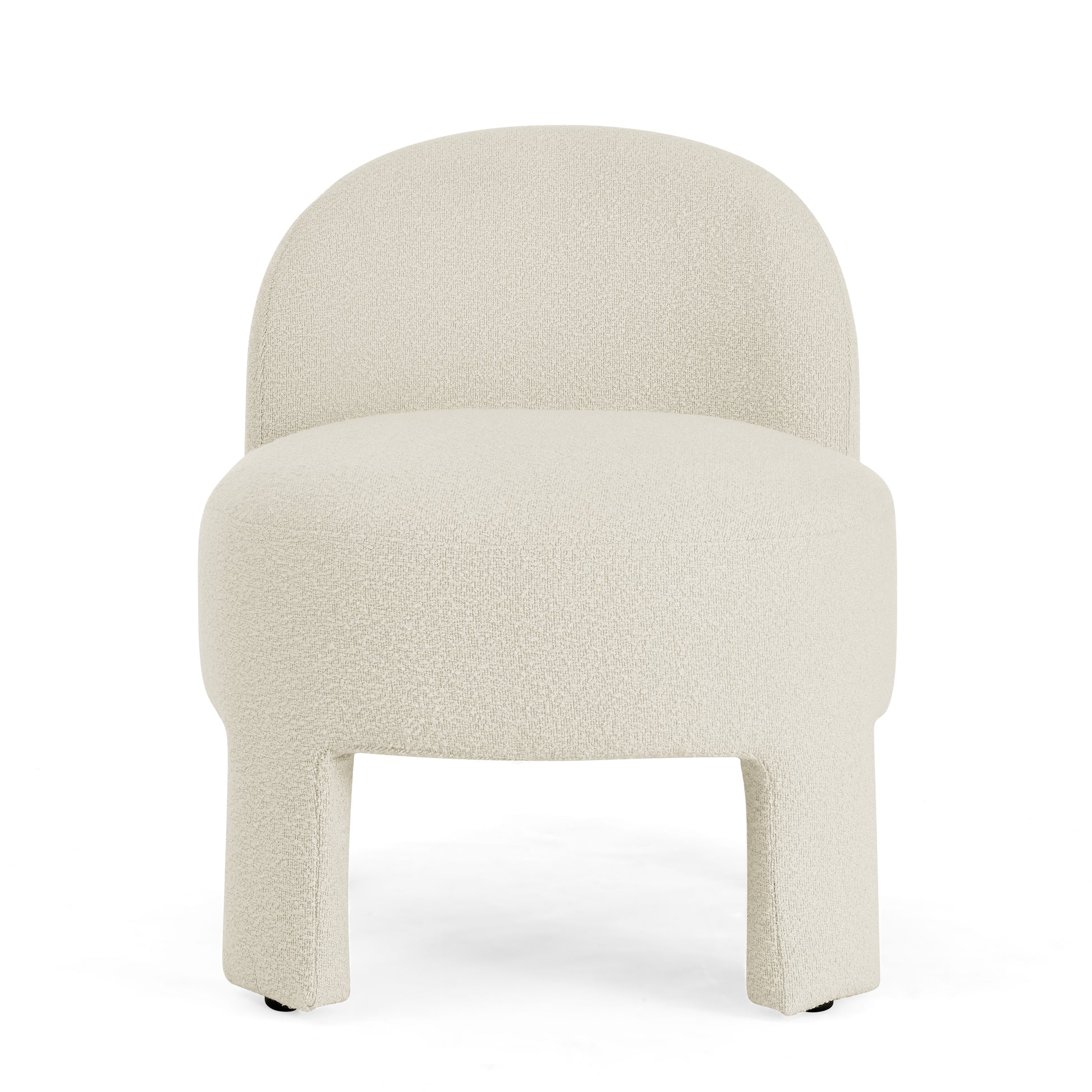 Hoop Gauze Lounge Chair With Sof Cushion And Backrest, Need To Be Assembled, Suitable For Living Room'Bedroomldining Roombeige 24.5"28.75"28.75" Beige Foam