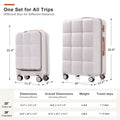 3 Piece Luggage Set With 20