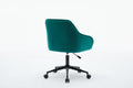 Elegent Velvet Office Chair With Wheels, Makeup Vanity Chair Height Adjustable For Teens Women Girls, Comfy Swivel Modern Leisure Armchair For Home Office, Bedroom, Study And Vanity. Green Green Primary Living Space Luxury,Modern Foam Iron