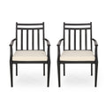 Delmar Dining Chair Black Acacia Wood