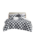 Checkered Comforter Set Full Queen Full Multicolor Polyester