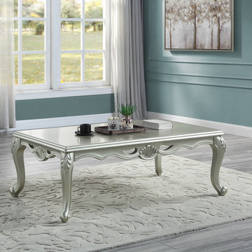 Champagne Coffee Table Champagne Primary Living Space Rectangular Solid Wood Mdf