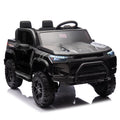 24V10A Two Seater Kids Ride On Electric Pickup, Kids Ride On Toy W Parents Remote Control,4Wd 800W Motors,Two Safety Belts,High Gate Safety Design,Usb,Bluetooth, Speed 2.49 3.73Mph For Kids Aged 3 . Black 50 99 Lbs Polypropylene