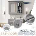 30'' Bathroom Vanity With Top Sink, Modern Bathroom Storage Cabinet With 2 Drawers And A Tip Out Drawer, Freestanding Vanity Set With Mirror Cabinet, Single Sink Bathroom Vanity Grey Bathroom Solid
