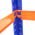 Capacity Garage Storage Shelves Heavy Duty Blue,Orange Iron