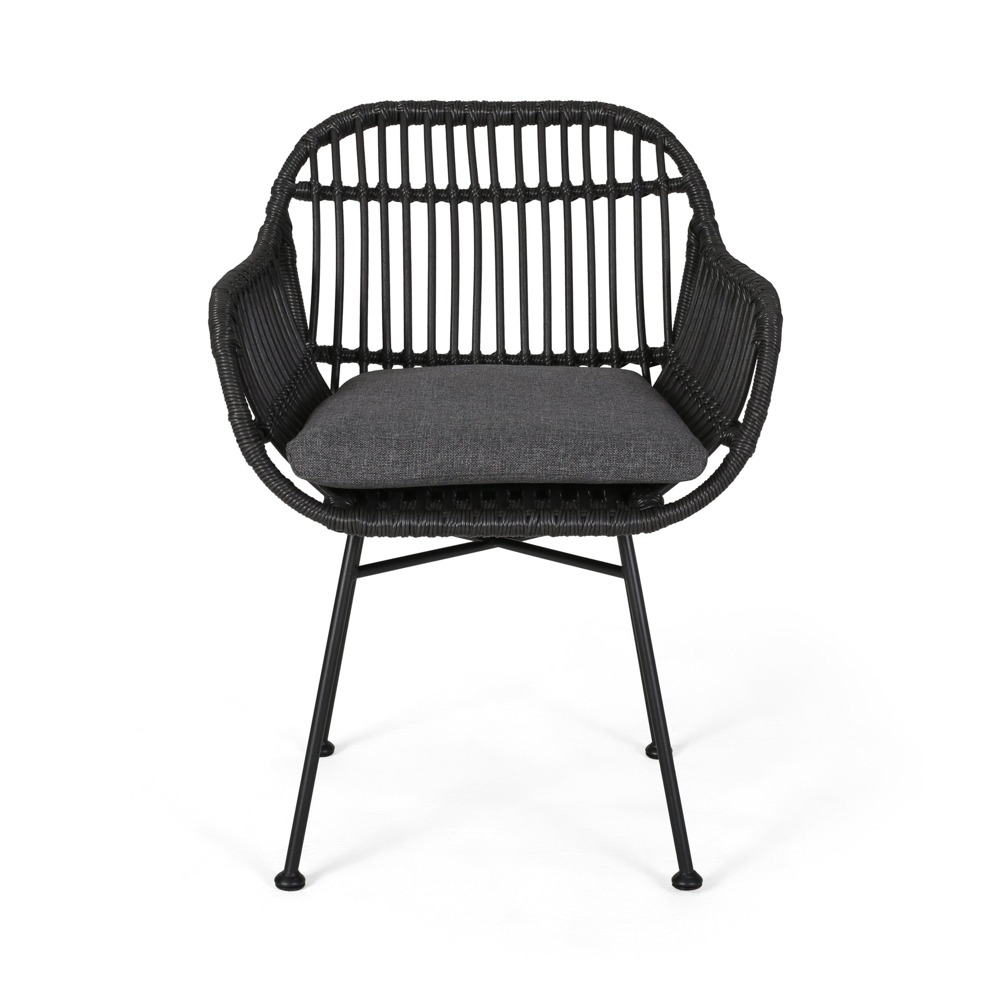 Orlando Chair Grey Iron Plastic