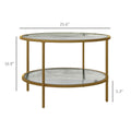 Homcom Side Table With Storage, 26