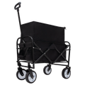 Minimeetall Extention Excollapsible Foldable Wagon Cart Beach Wagon Heavy Duty Utility Cart Utility Wagon Grocery Cart For For Camping Shopping Sports Gardeing Fishing Supports 225Lbs Black Black