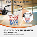 Basketball Double Spring Solid Rim, 18