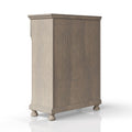 Antique Gray 5 Drawer Chest Antique Gray Solid Wood Mdf