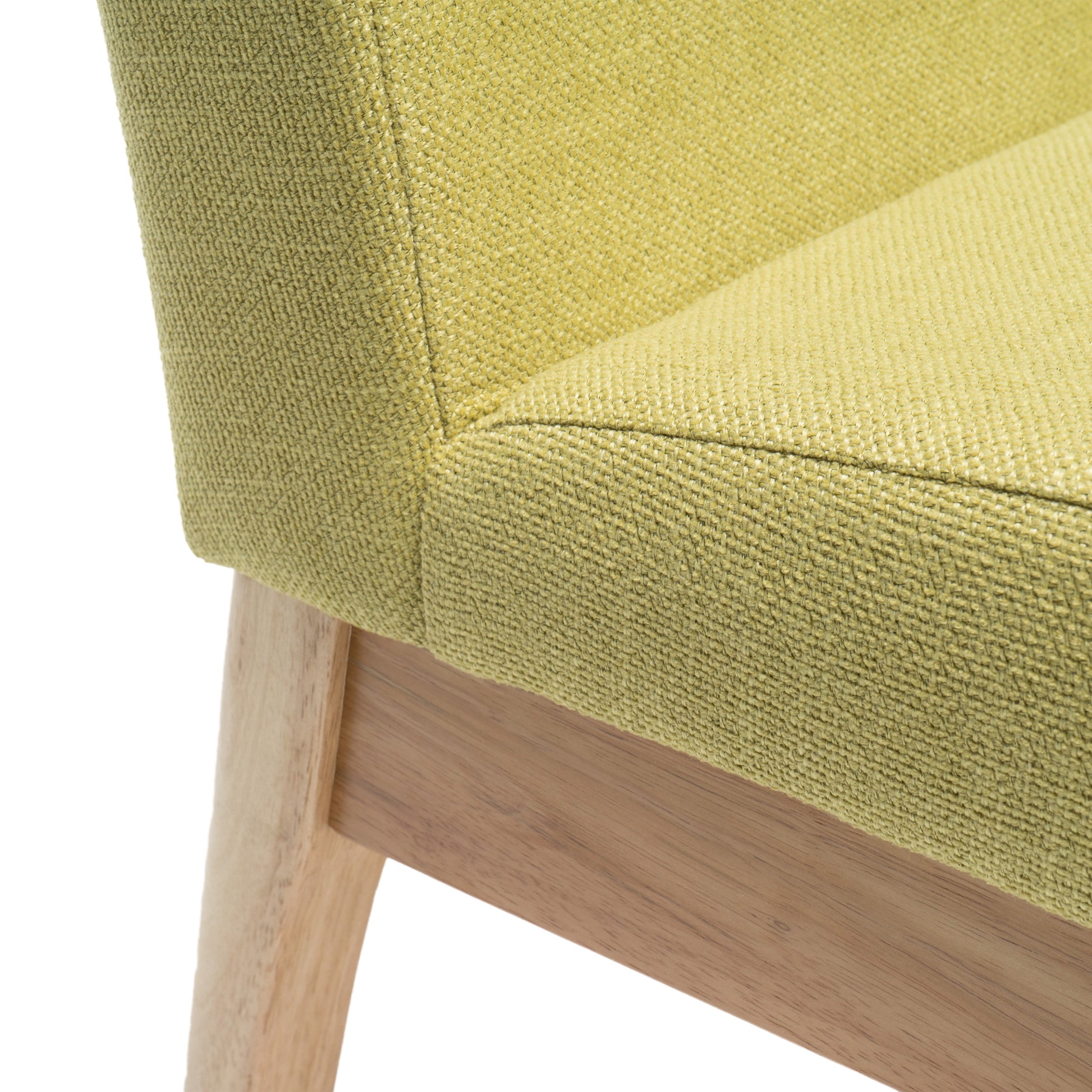 Dining Chair Green Fabric