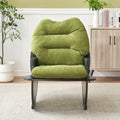 30.31 Inches Green Rocking Chair, Single Seat, Balcony Casual Comfort Seat, Suitable For Senior Children, Adult Lunch Chair Green Polyester Blend