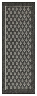 Sunshine Gc Har2008 Anthracite 7 Ft. 10 In. X 10 Ft. 3 In. Indoor Outdoor Area Rug Anthracite Polyester Polypropylene