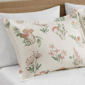 4 Pcs Mushroom Garden Comforter Set Full Queen Full Multicolor Polyester