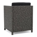 Puerta Dining Chair Set Of 2 Dark Grey Wicker