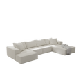 Modern Upholstered Sectional Sofa Couch Set,Modular 132