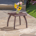 Honolulu Brown Side Table Brown Rattan