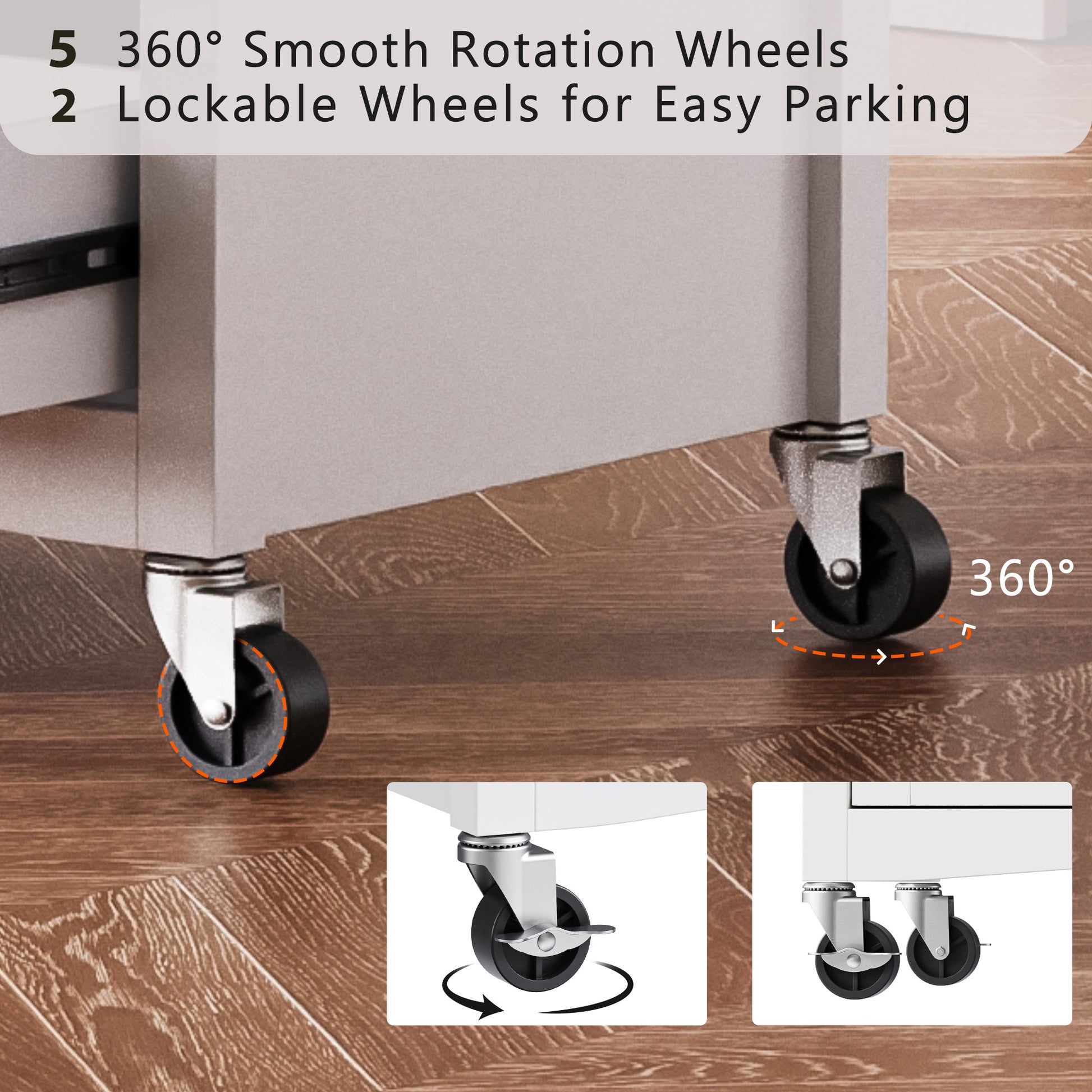 K&K 52'' Kitchen Island With Drop Leaf, Embossed Texture Kitchen Island On Wheels With Spice Rack, Towel Rack, 2 Doors And 5 Drawers, Kitchen Storage Cart With Adjustable Shelf For Kitchen, White