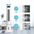 43 Inch Electric Oscillating Tower Fan With Remote Control For Indoor, Bedroom And Home Office, White White Plastic