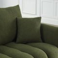 3 Seater 3 Seater Combo Sofa Modern Living Room Sofa, Teddy Sofa, Wooden Frame, 6 Cushions, Apartment Sofa Furniture Green Wood Primary Living Space Pine Foam Fabric 6 Seat