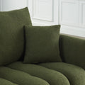 1 Seater 3 Seater 3 Seater, Combo Sofa Modern Living Room Sofa, Teddy Sofa, Wooden Frame, 7 Cushions, Apartment Sofa Furniture Green Wood Primary Living Space Pine Foam Fabric 7 Seat