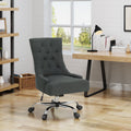 Office Chair Dark Gray Fabric