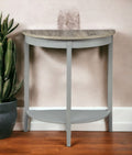 Justino Natural Oak & Gray Finish Console Table Gray,Oak Synthetic Wood
