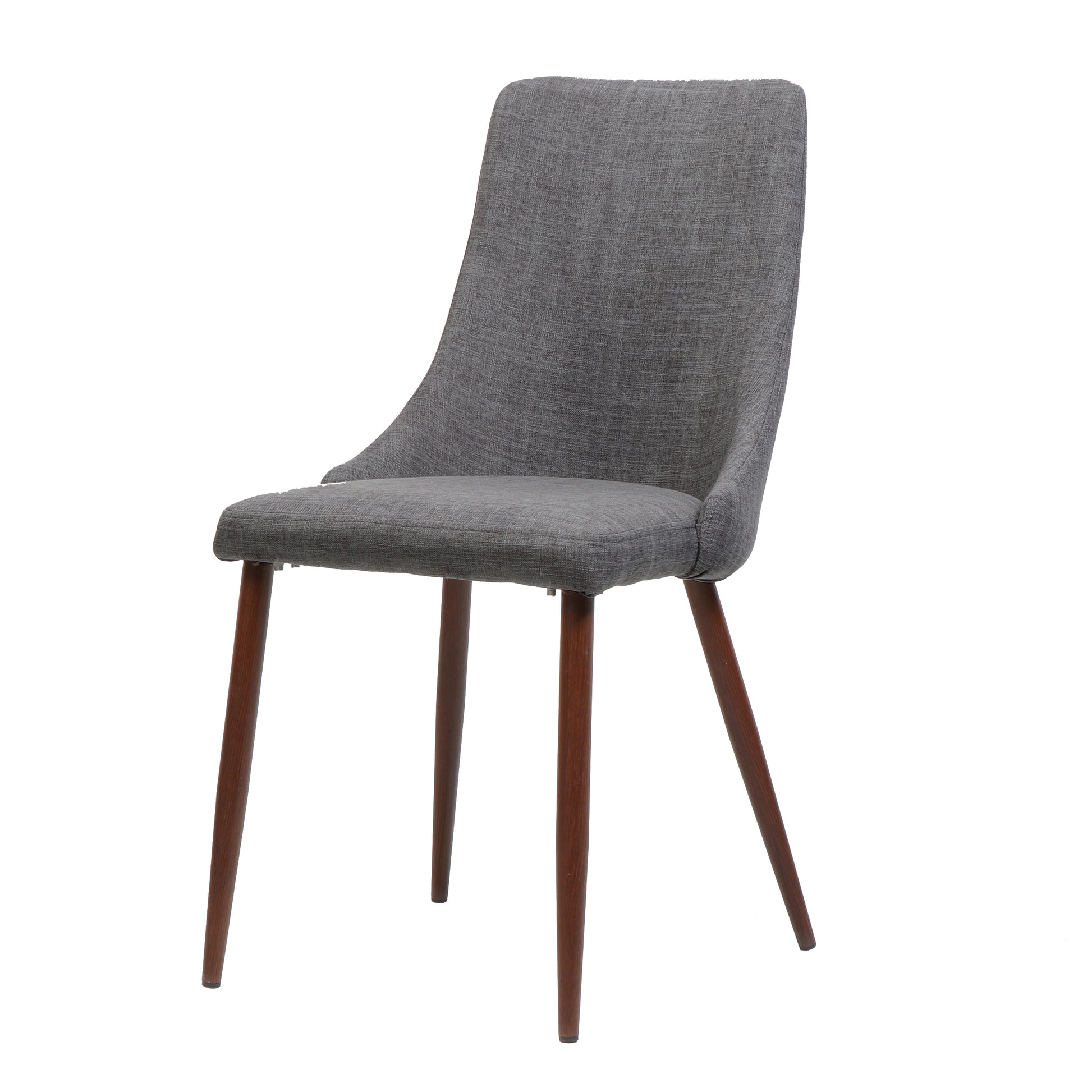 Dining Chair Light Grey Fabric