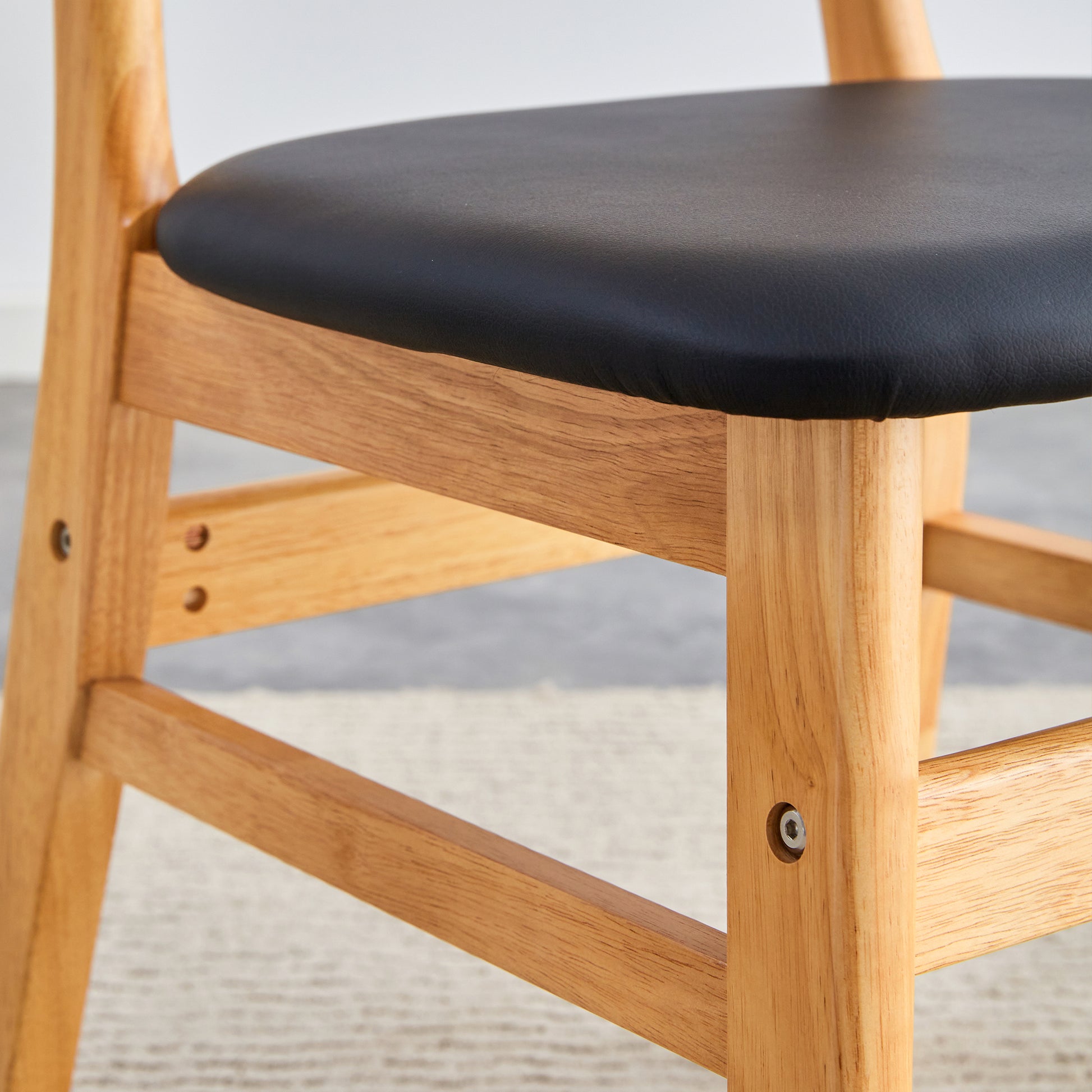 Table And Chair Set. White Sintered Stone Tabletop, Rubberwood Legs, Foldable Computer Desk, Foldable Desk. Solid Wood Dining Chair With Small Curved Backrest And Pu Cushions. Zd 1545 Dx 2361 Wood Seats 4 Wood