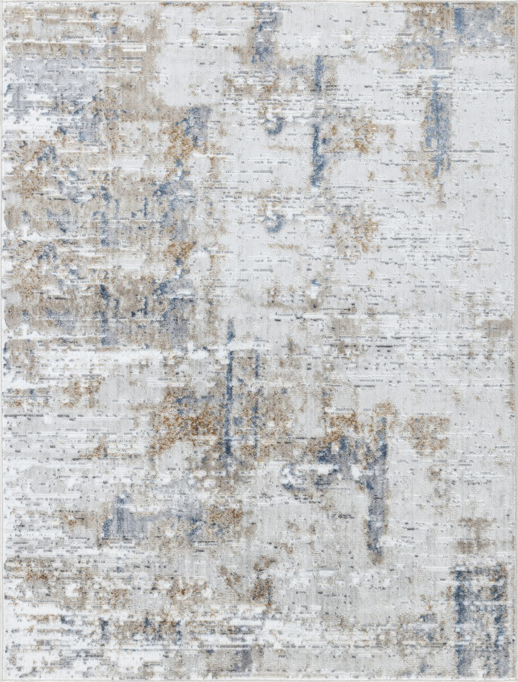 Textures Gc Art2005 Multi 2 Ft. 7 In. X 7 Ft. Area Rug White Polyester