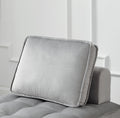 Sleeper Chair Bed Pull Out Chair Bed, Sofa Bed With Adjustable Backrest, Single Sleeper Sofa Comfy Chair For Living Room Apartment Gray Gray Velvet Foam Velvet 1 Seat