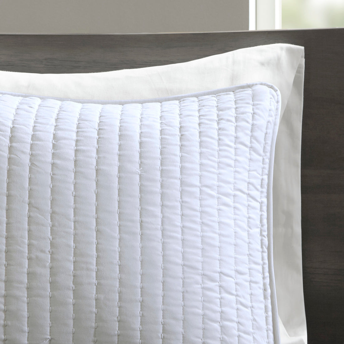3 Piece Quilt Set White Full Queen Full White Cotton