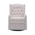 Coolmore Rocking Recliner Chair,360 Degree Swivel Nursery Rocking Chair,Glider Chair,Modern Small Rocking Swivel Recliner Chair For Bedroom,Living Room Chair Home Theater Seat White Teddy White Teddy Teddy