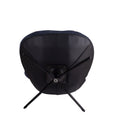 360 Swivel Accent Chair, Modern Chenille Lounge Chair With Faux Leather And Black Metal Base Frame, Comfortable Reading Chair For Small Spaces, Living Room, Bedroom, Reading Corner, Office, Navy Blue Black,Navy Blue Brown Primary Living Space American