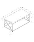 Coffee Table, Accent, Cocktail, Rectangular, Living Room, 48