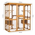 Catio Outdoor Cat Enclosure With Roof 72