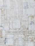 Textures Gc Art2006 Multi 7 Ft. 10 In. X 9 Ft. 10 In. Area Rug White Polyester