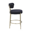 Modern Sherpa Counter Height Stools Set Of 2, Uphsoltered 26