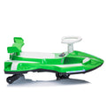 12V Kids Ride On Electric Toy,360 Degree Drift In Place,Spray Function,Front&Side Lights Design,Usb Mp3,Bluetooth,Music, 3.73 4.35 Mph,Easy Installation,Ultimate Cool Operation For Kids Aged 3 . Green 100 149 Lbs Polypropylene