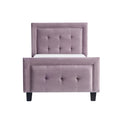 Nico Toddler Bed In Lavender Mist Lavender Fabric