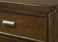 Contemporary Style 1Pc 6 Drawer Dresser Dark Brown Finish Wooden Home Bedroom Furniture Brown Bedroom Contemporary Wood