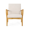 Club Chair Ivory Fabric