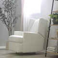 Hemingway Wingback Recliner In Cream Boucle Cream Fabric