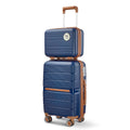 Luggage Sets 4 Piece 14 20 24 28 Pp Lightweight & Durable Expandable Suitcase Blue Polypropylene