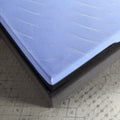 Refresh 12 Inch Hybrid Cooling Fast Responding Latex Foam And Coil Adult Mattress, Queen Size Blue Foam Foam Spring Queen