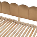 Twin Size Extended Bed With Arched Roof And Trundle, Natural Twin Natural Plywood