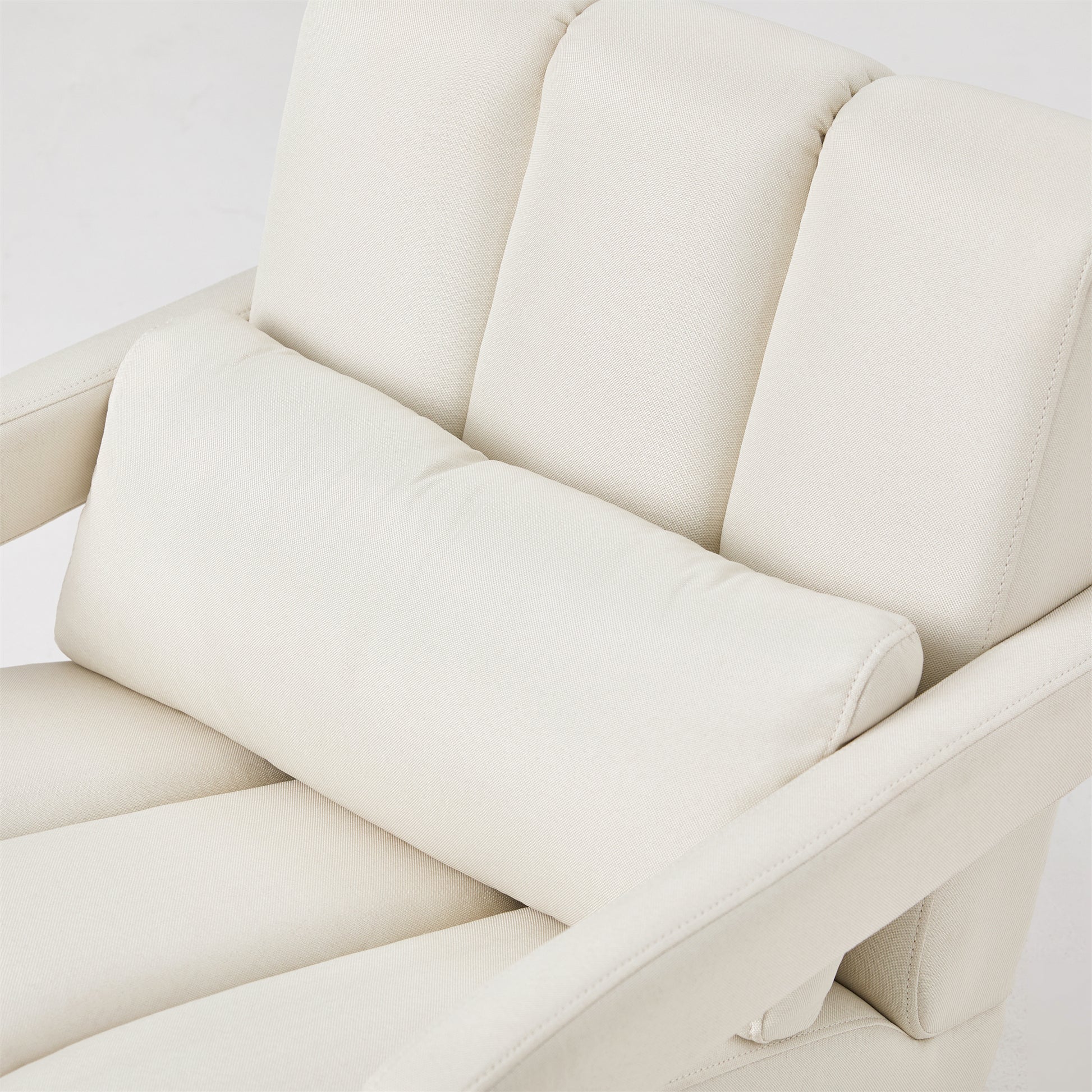 Modern Upholstered Accent Chair, Comfortable Linen Fabric With A Pillow For Living Room,Bedroom. Linen, Beige Beige Primary Living Space Modern Pine Foam Wood Fabric